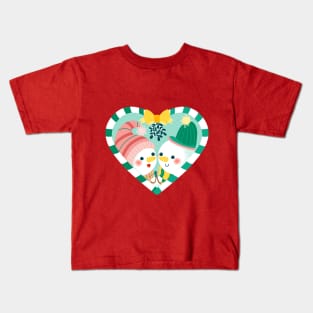 Winter love Kids T-Shirt